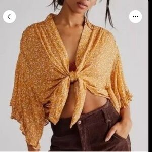 NWOT -‎ Free People Calisto Bed Jacket